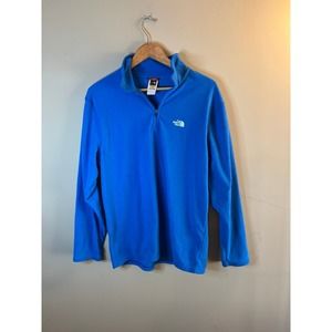 The North Face‎ Lightweight Quarter Zip Pullover Fleece Sweatshirt - Mens Large